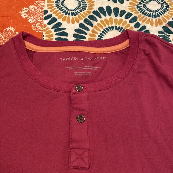 Threads for thought Henley shirt - Picture 2 of 4